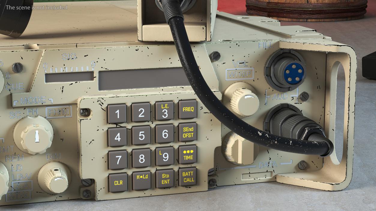 Military Desert Radio Station 3D model