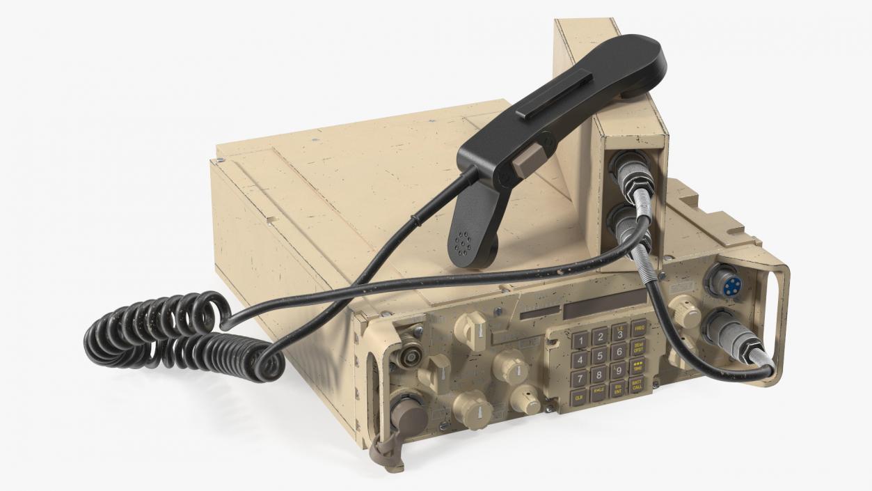 Military Desert Radio Station 3D model