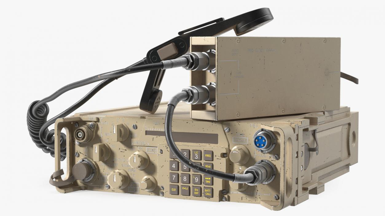 Military Desert Radio Station 3D model