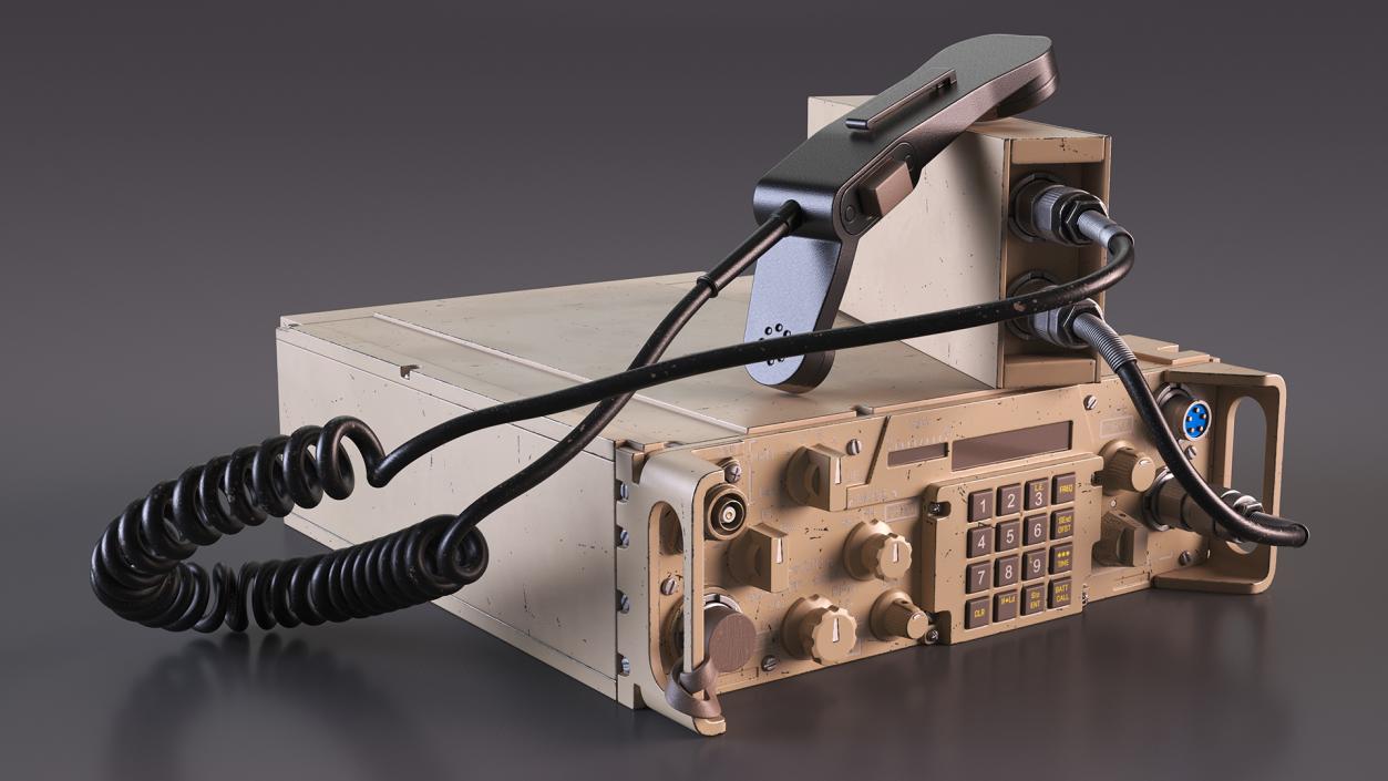 Military Desert Radio Station 3D model