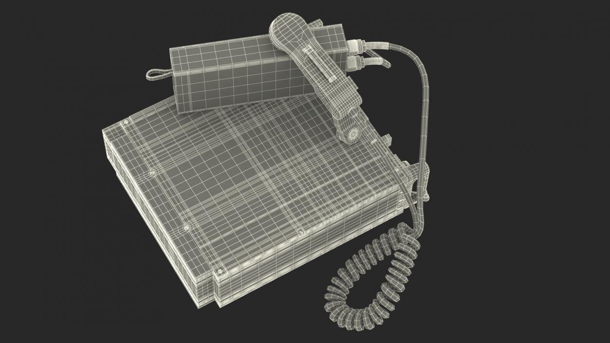 Military Desert Radio Station 3D model