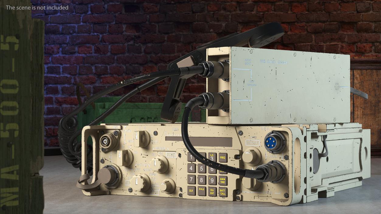 Military Desert Radio Station 3D model