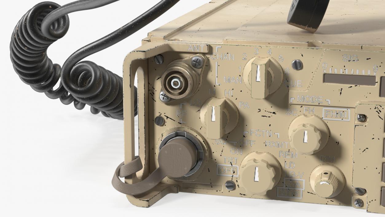 Military Desert Radio Station 3D model