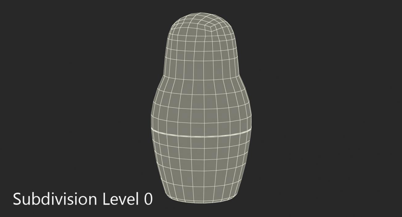 3D model Russian Nesting Doll