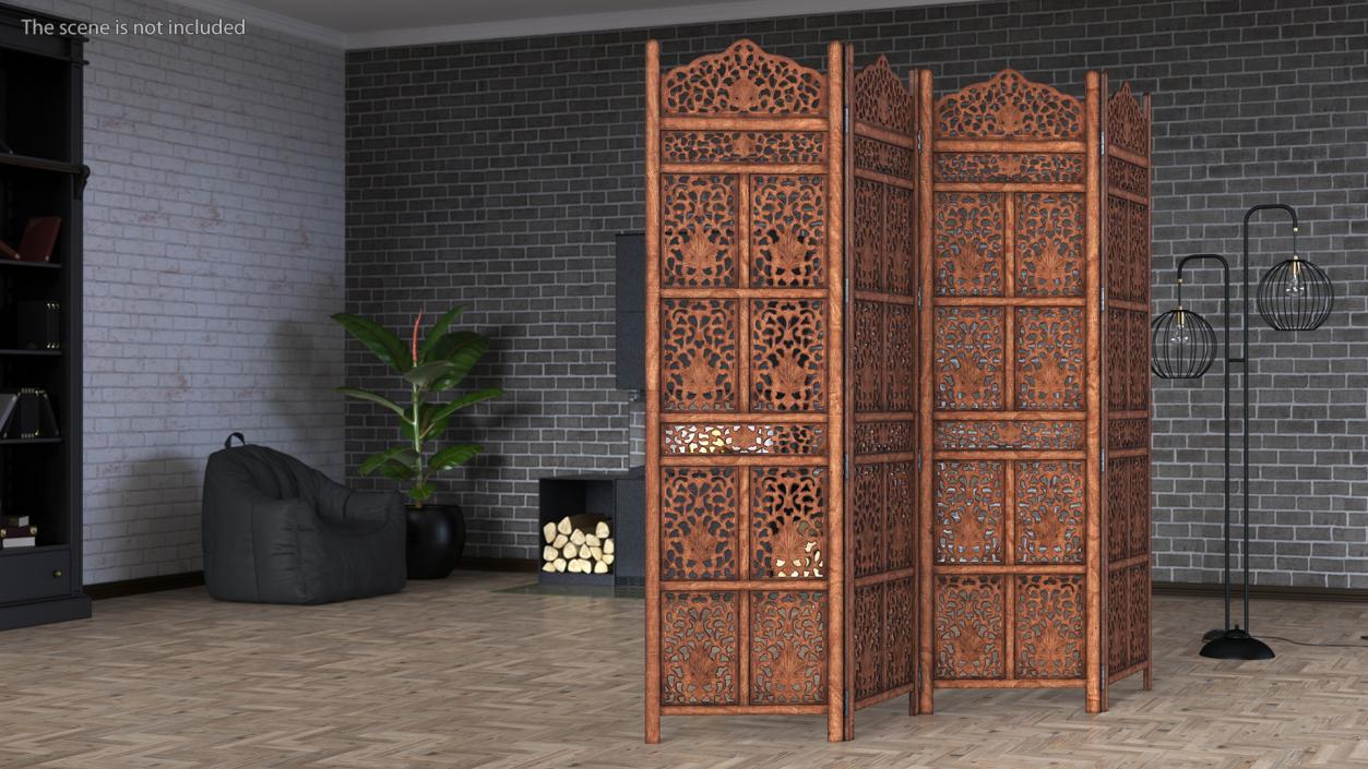 Folding Room Dividers Collection 2 3D model