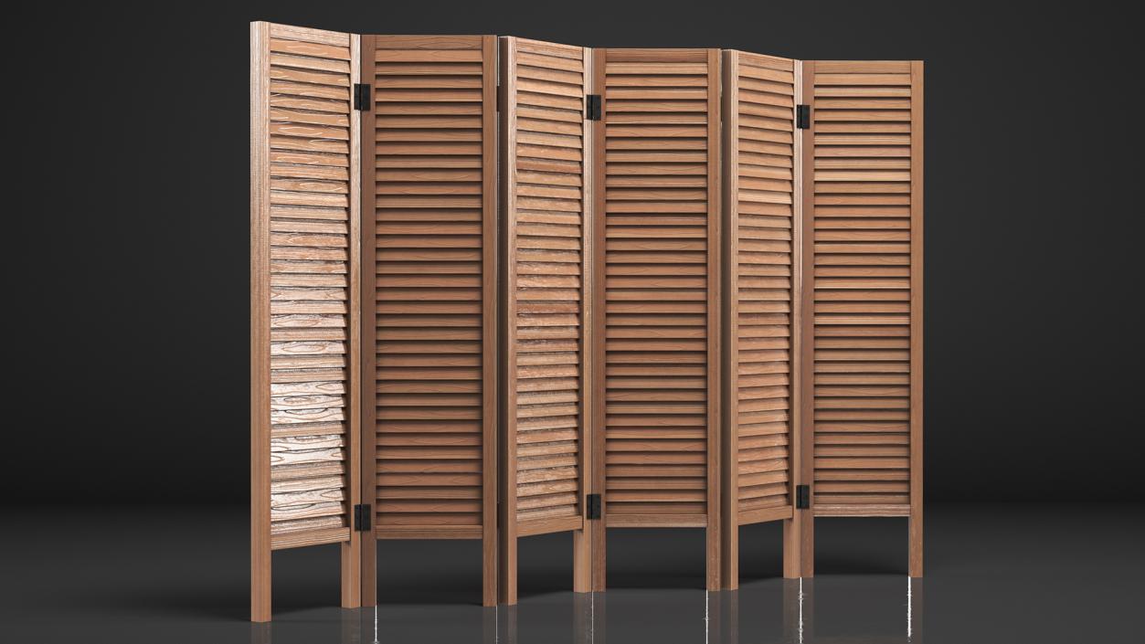 Folding Room Dividers Collection 2 3D model