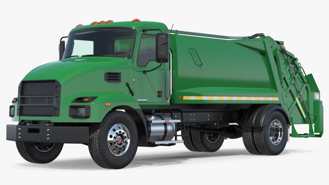 3D model Medium-Duty Garbage Truck