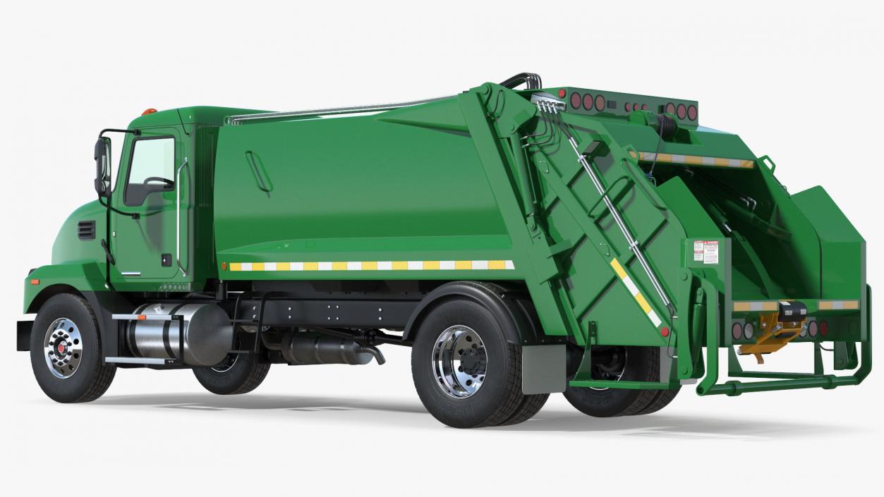 3D model Medium-Duty Garbage Truck