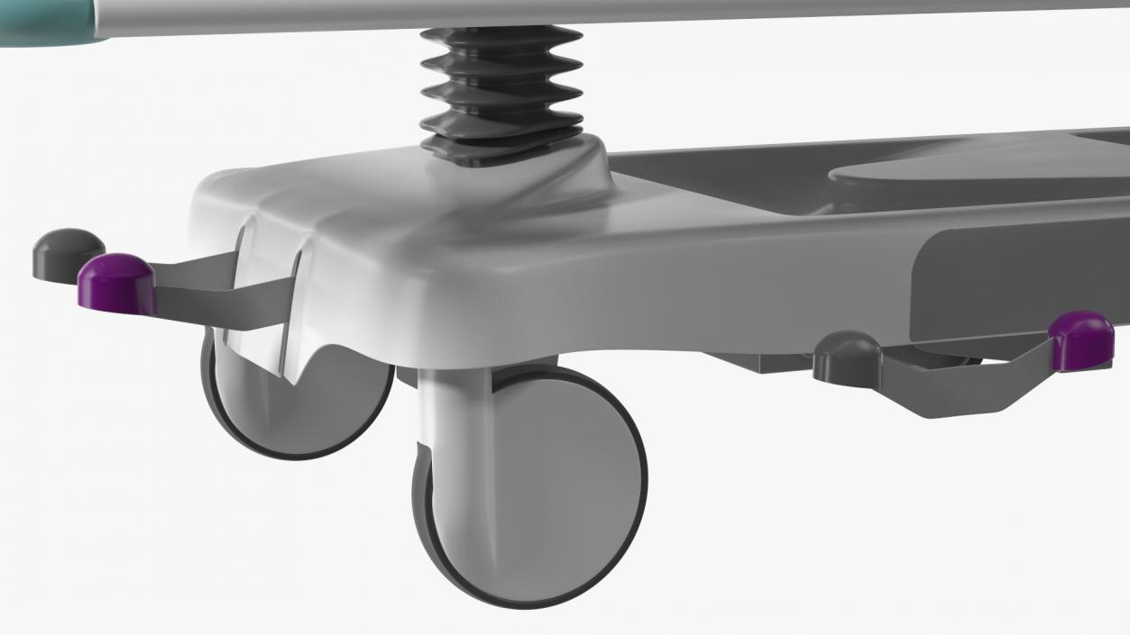 3D model Emergency Transport Bed Rigged