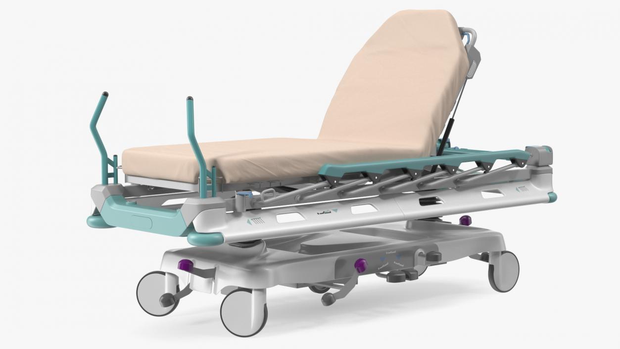 3D model Emergency Transport Bed Rigged