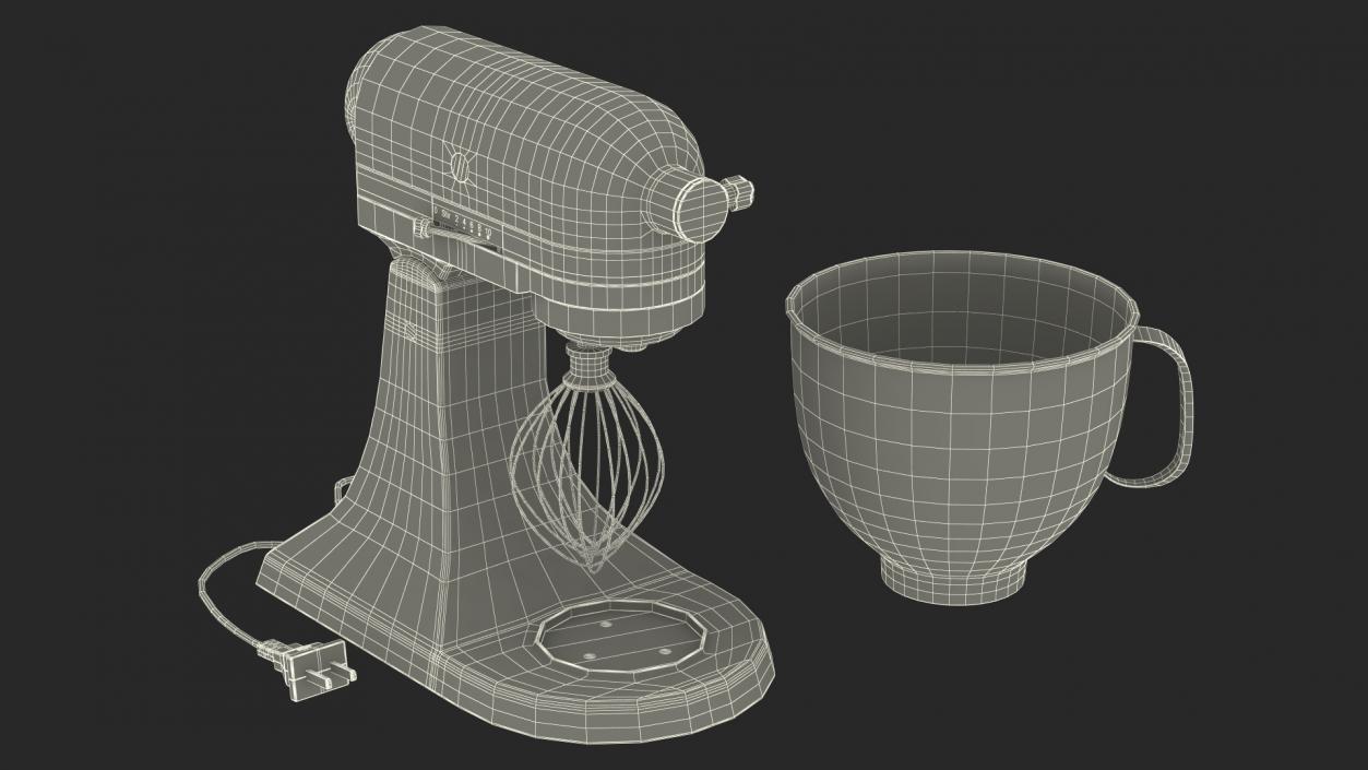 3D Aesthetic Stand Mixer