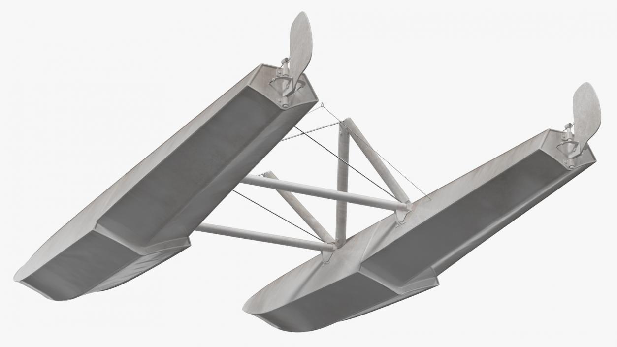 3D model Seaplane Floats