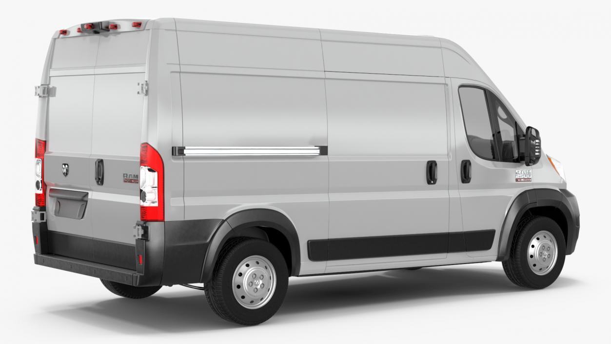 2022 RAM Promaster 136 Rigged 3D model