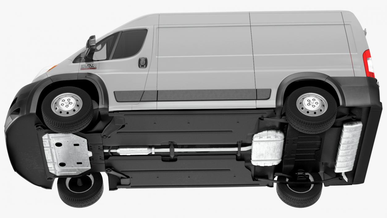 2022 RAM Promaster 136 Rigged 3D model