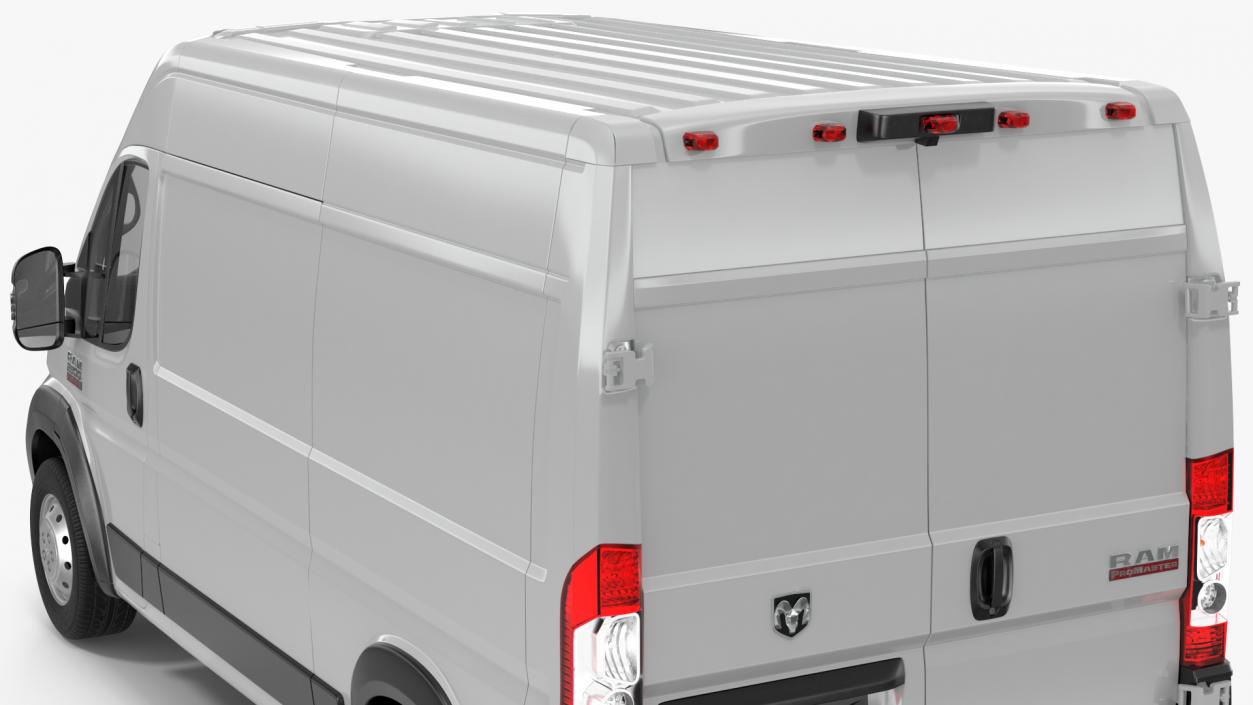 2022 RAM Promaster 136 Rigged 3D model