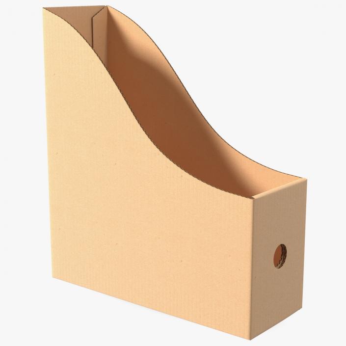 3D model File Holder Organizer Box Cardboard