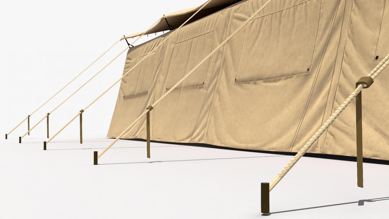 3D Army Temper Tent