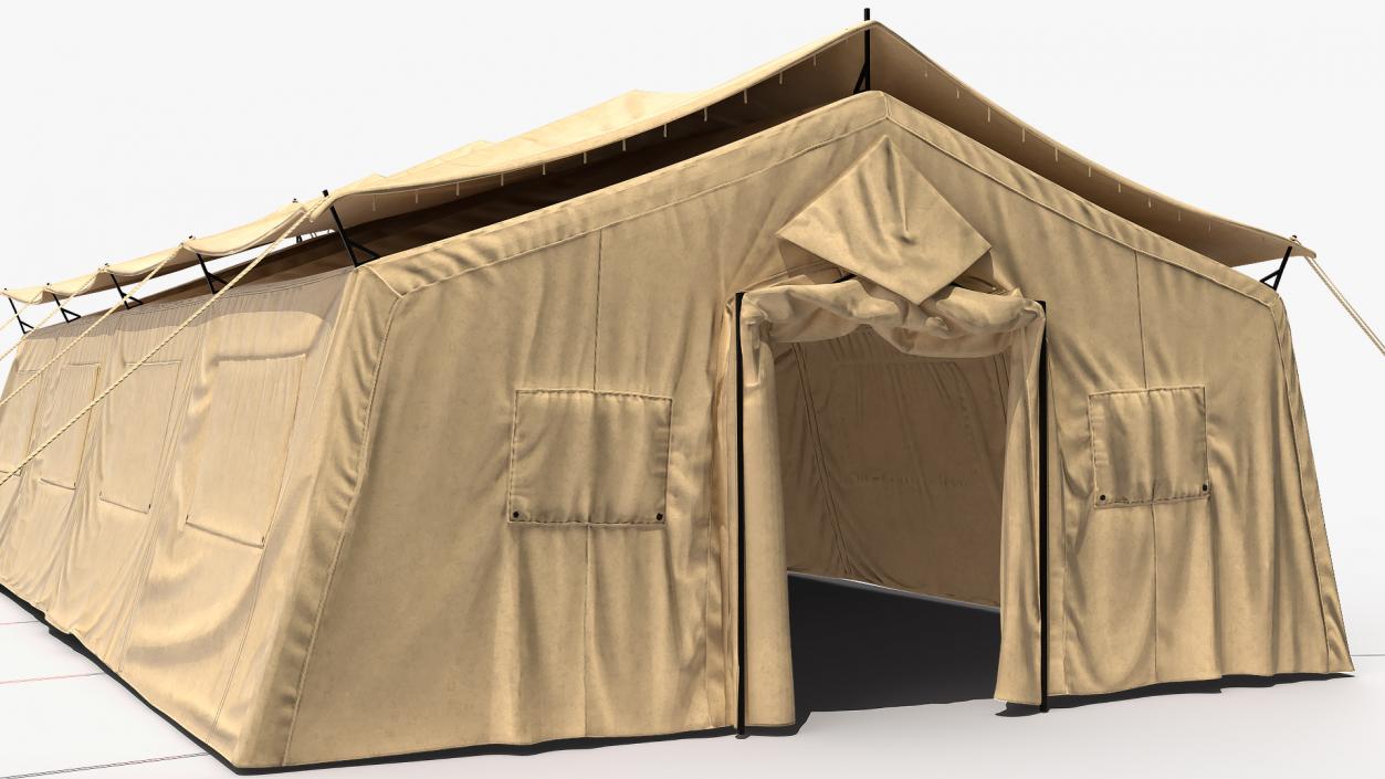 3D Army Temper Tent