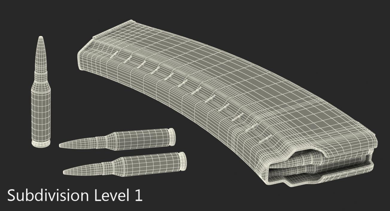 Assault Rifle Magazine 3D