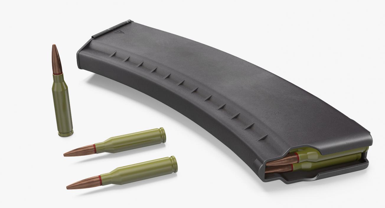 Assault Rifle Magazine 3D