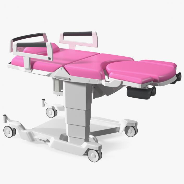 3D model AVE 2 Childbirth Bed Pink