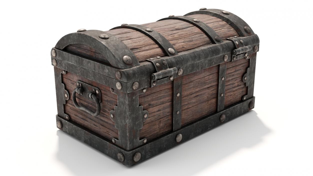 3D Rustic Treasure Chest