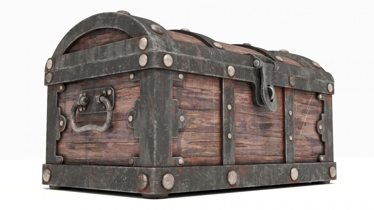 3D Rustic Treasure Chest