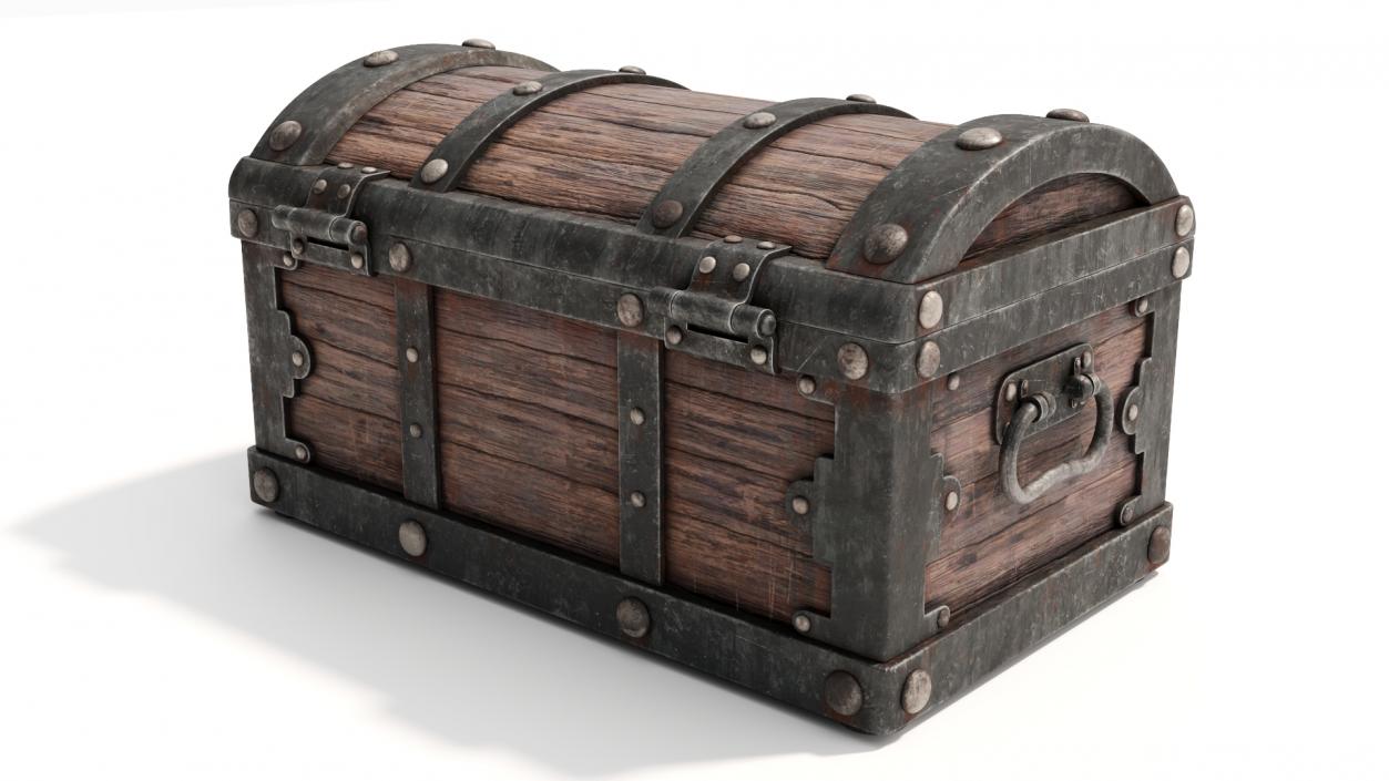 3D Rustic Treasure Chest