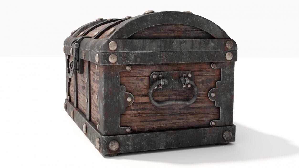 3D Rustic Treasure Chest