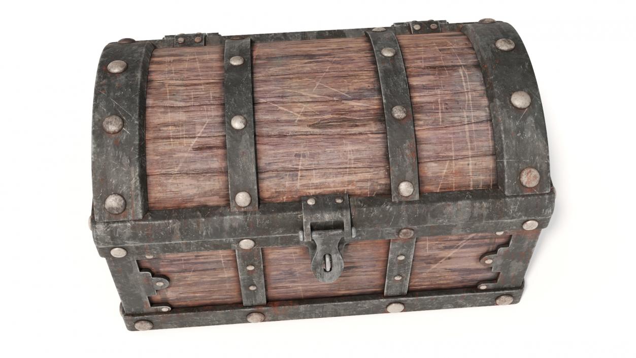 3D Rustic Treasure Chest