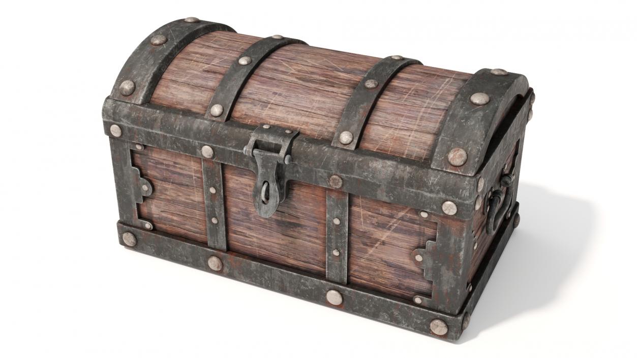 3D Rustic Treasure Chest