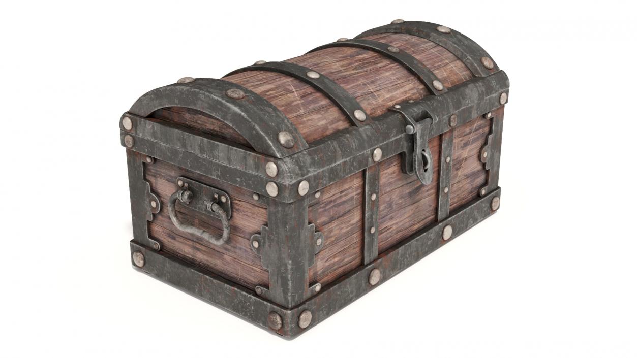 3D Rustic Treasure Chest