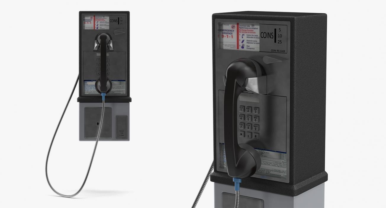 3D Pay Phones 3D Models Collection