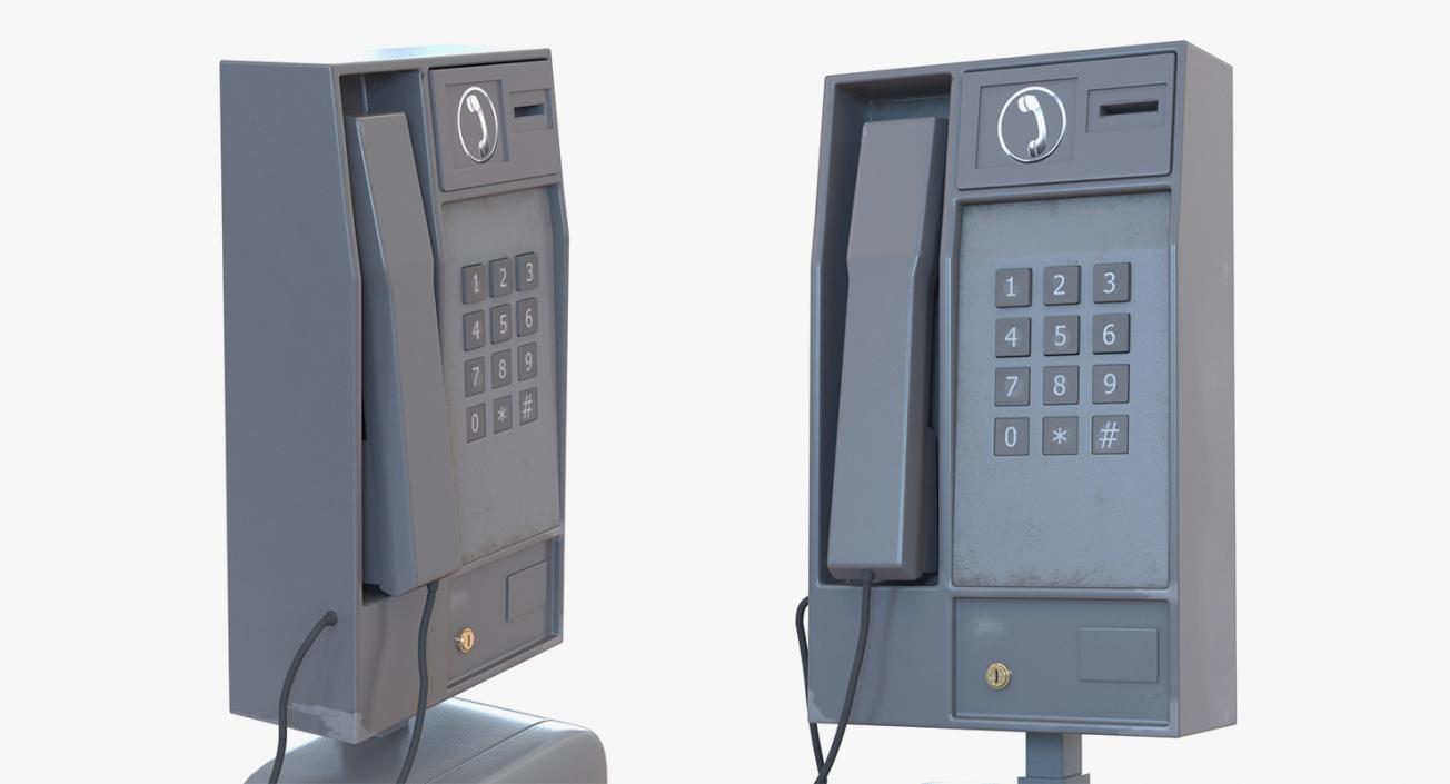 3D Pay Phones 3D Models Collection