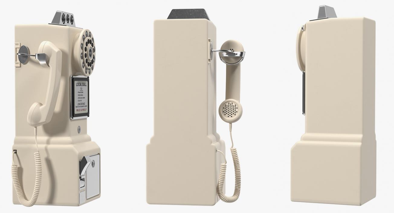 3D Pay Phones 3D Models Collection