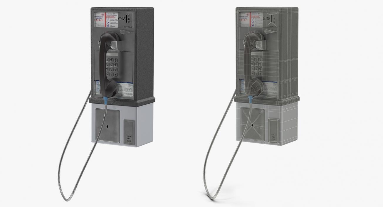 3D Pay Phones 3D Models Collection