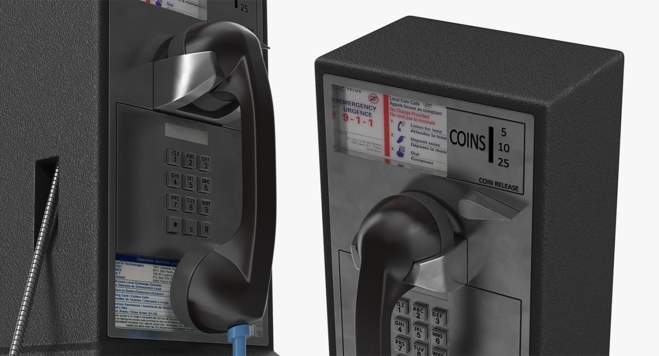 3D Pay Phones 3D Models Collection