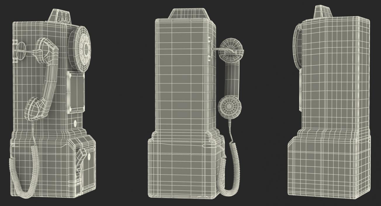 3D Pay Phones 3D Models Collection