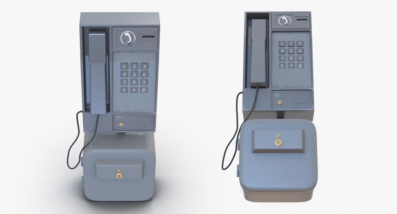 3D Pay Phones 3D Models Collection