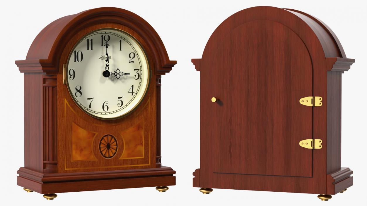 3D model Hermle Clearbrook Mantel Clock