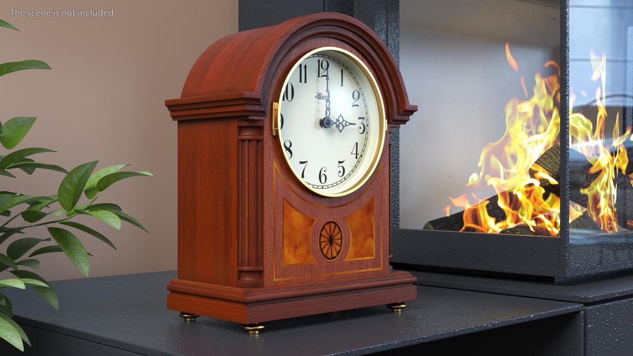 3D model Hermle Clearbrook Mantel Clock