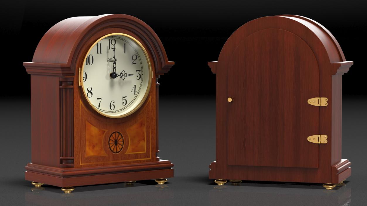 3D model Hermle Clearbrook Mantel Clock