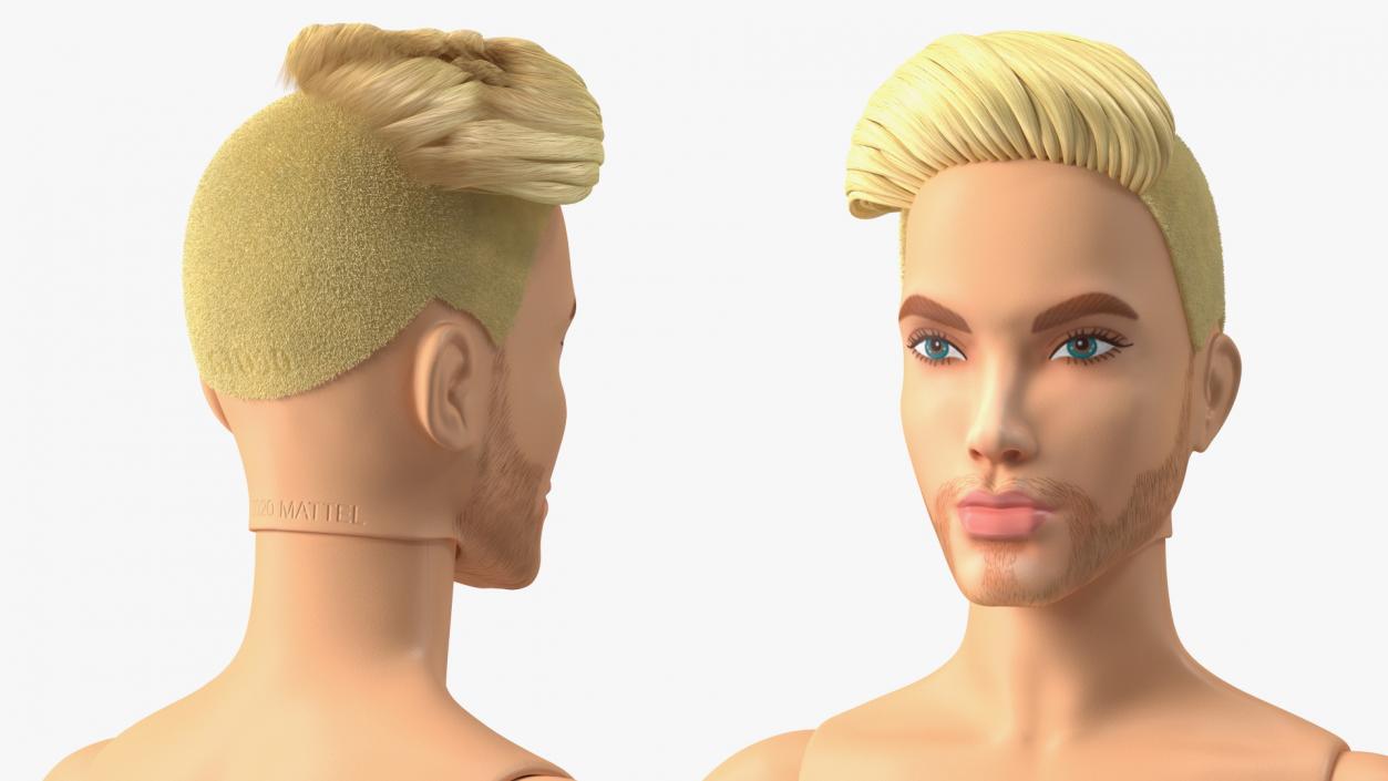 Barbie Ken GTD90 Rigged Fur 3D