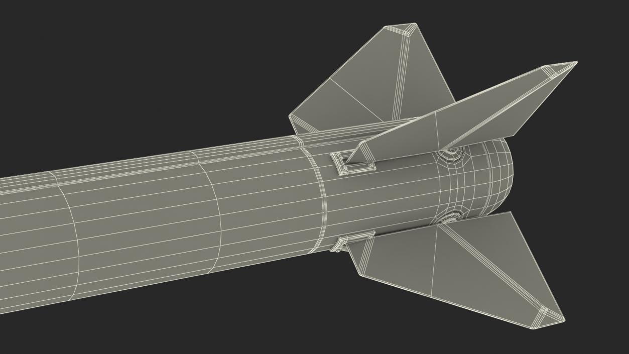 3D Missile From NASAMS Air Defense System model