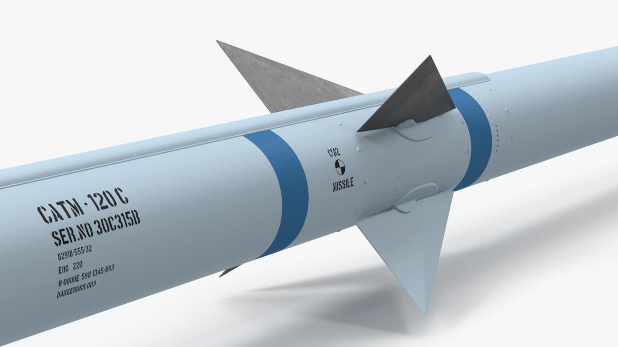 3D Missile From NASAMS Air Defense System model