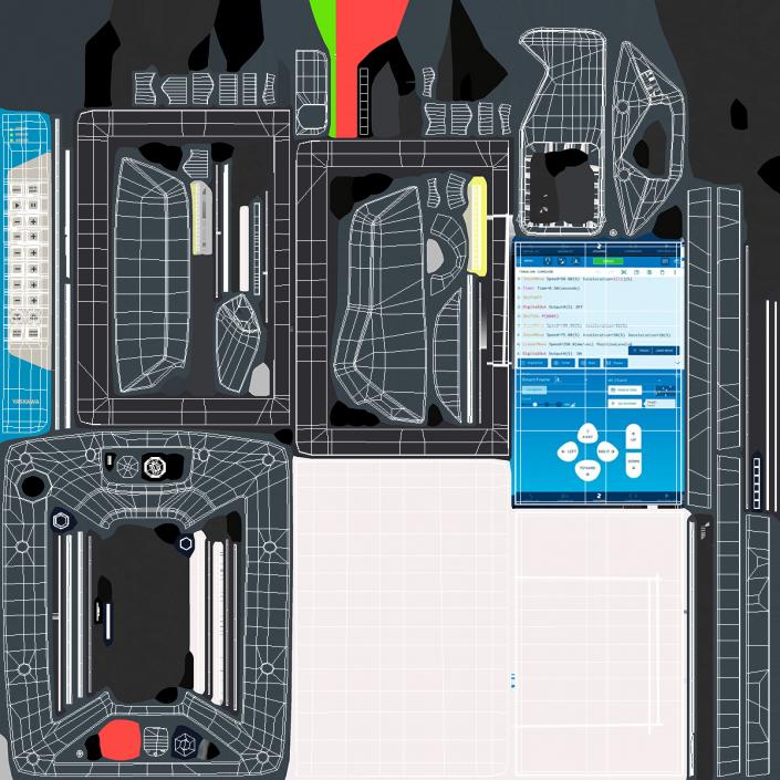 3D Smart Pendant for Controller Programming Yaskawa model