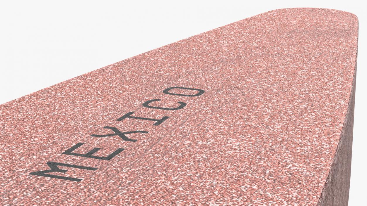 3D model Whetstone Oblong Red