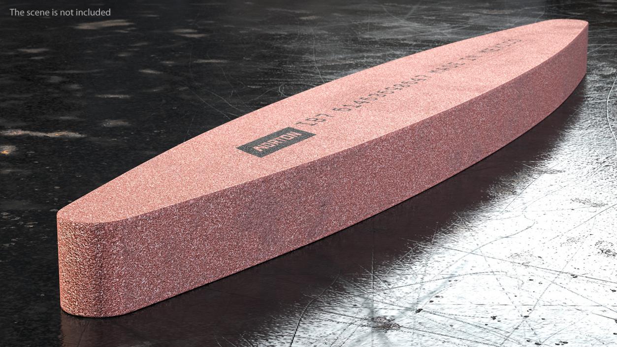 3D model Whetstone Oblong Red