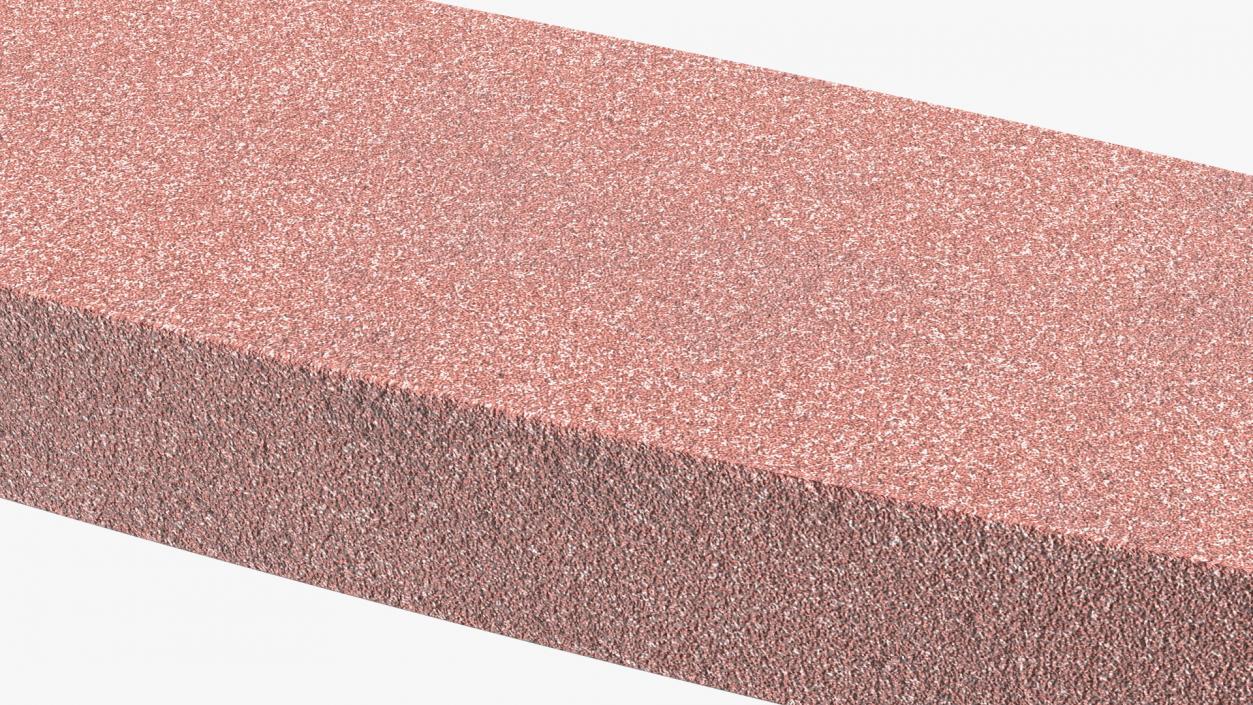 3D model Whetstone Oblong Red