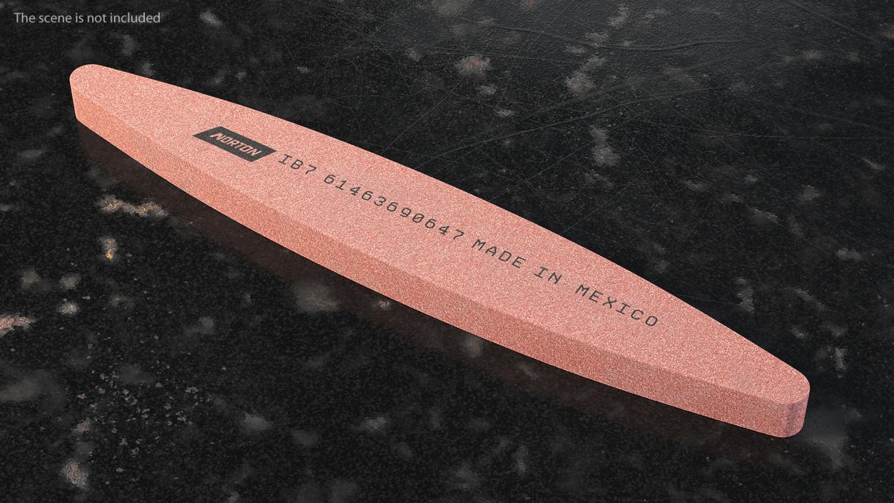 3D model Whetstone Oblong Red